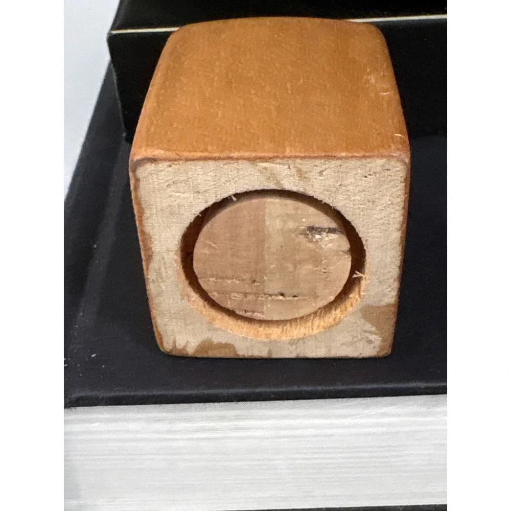 Vintage Michawaka Gitchee Gume Wood Pepper Shaker‎ MCM Camp Rustic Cabin Collect